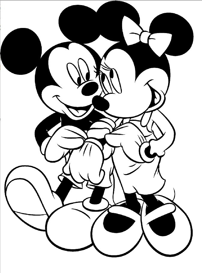 Coloring Pages For Kids Minnie Mouse
 Free Printable Minnie Mouse Coloring Pages For Kids