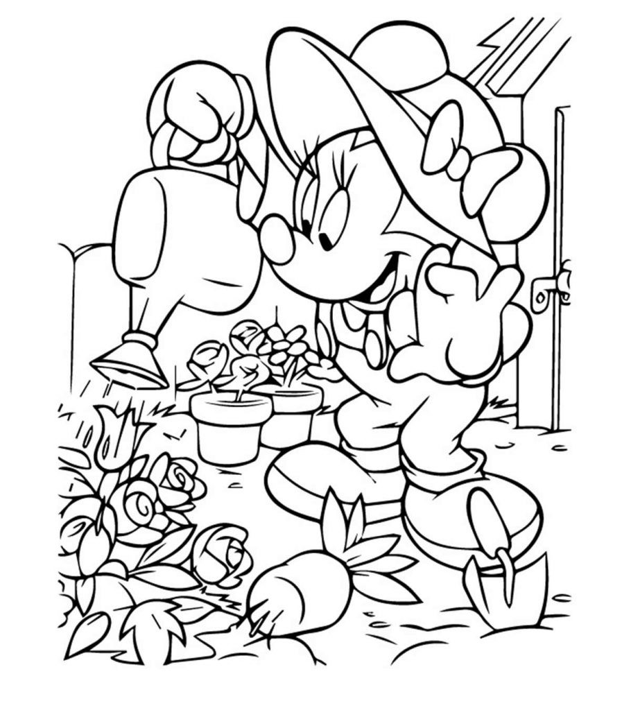 Coloring Pages For Kids Minnie Mouse
 Top 25 Free Printable Cute Minnie Mouse Coloring Pages line
