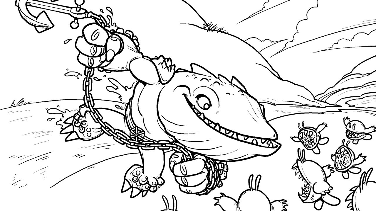 Coloring Pages For Kids Skylander
 Free Printable Skylander Giants Coloring Pages For Kids