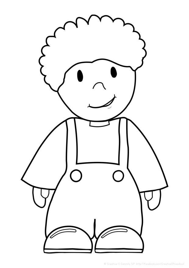 Coloring Pages For Kindergarten Boys
 Free coloring pages girls and boys perfect for My Body
