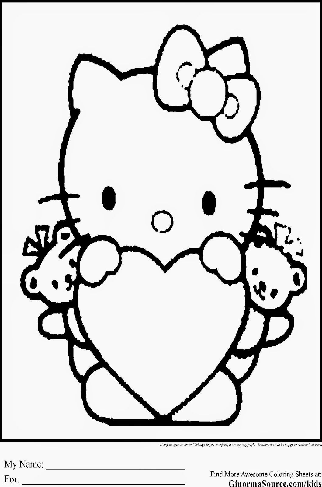 Coloring Pages For Toddlers Pdf
 Hello Kitty Coloring Pages Pdf Coloring Home