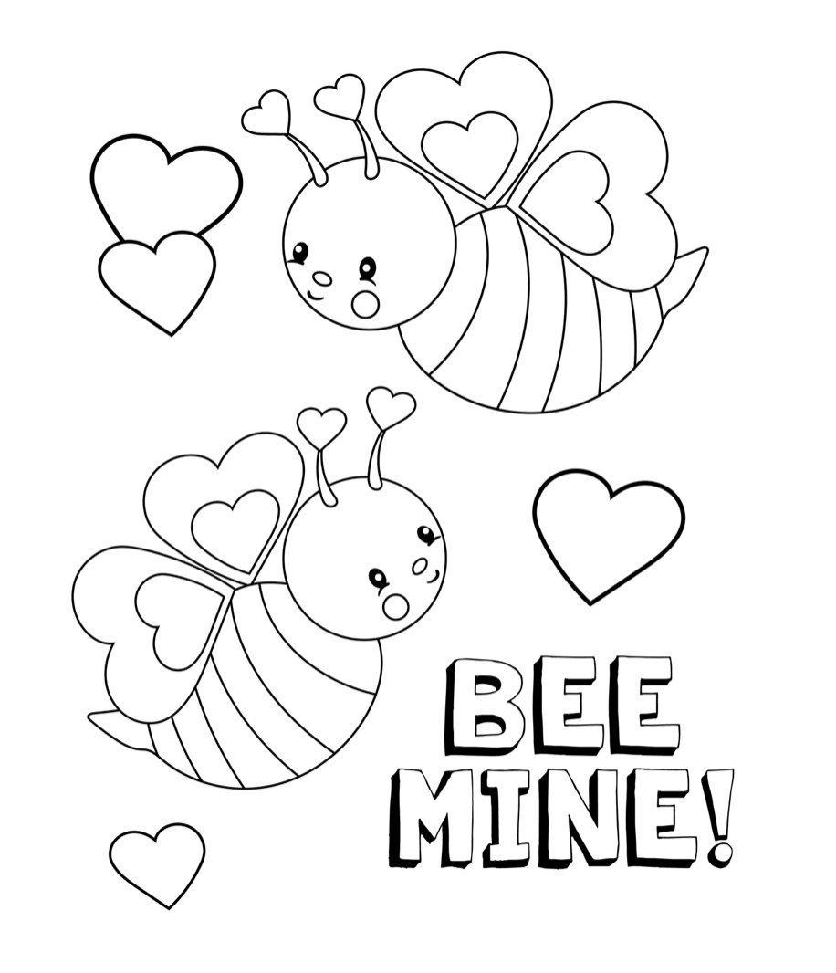 Coloring Pages For Valentines Day Printable
 Valentine s Coloring Pages Crazy Little Projects