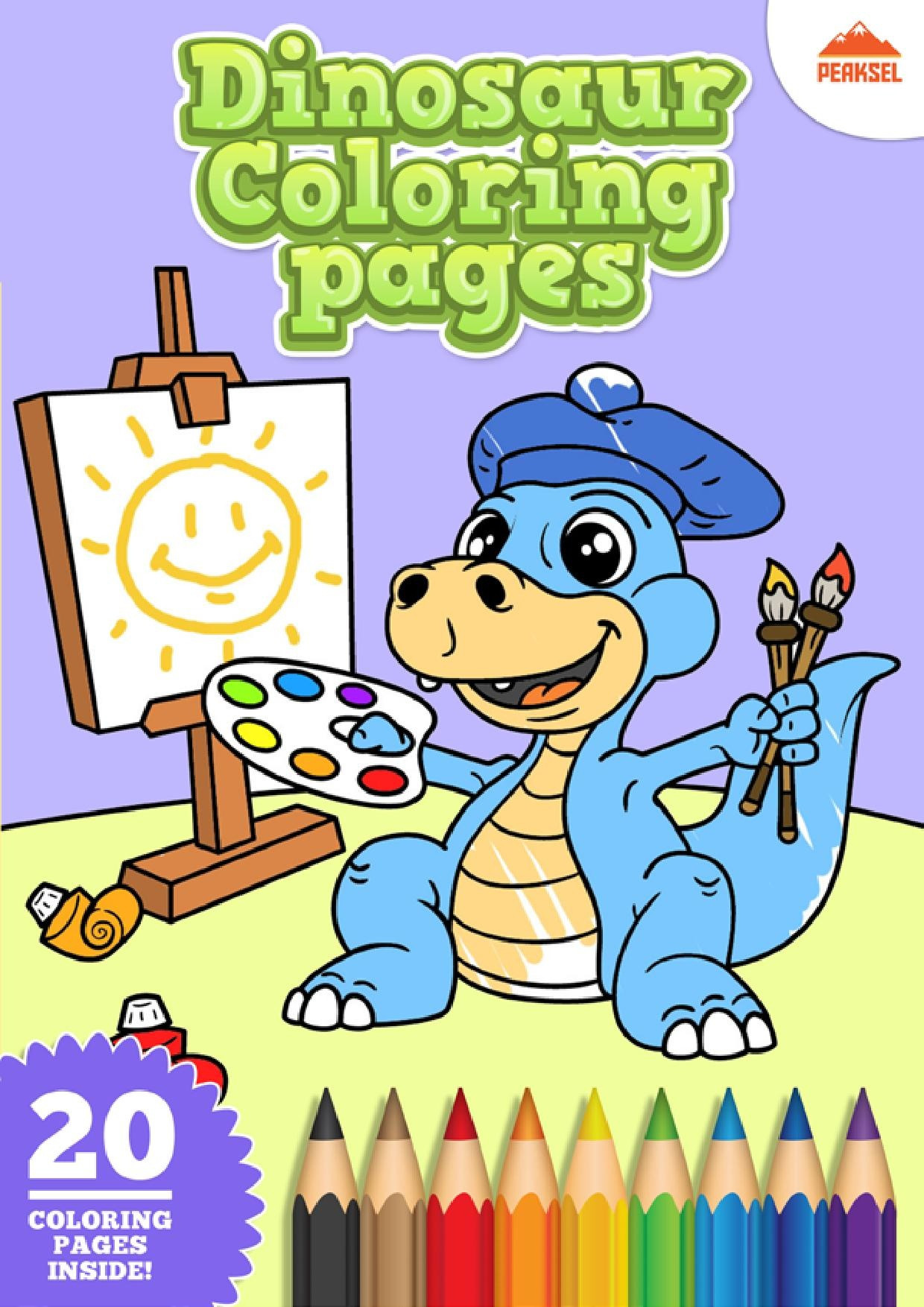 Coloring Sheets For Kids Pdf
 File Dinosaur Coloring Pages Printable Coloring Book For