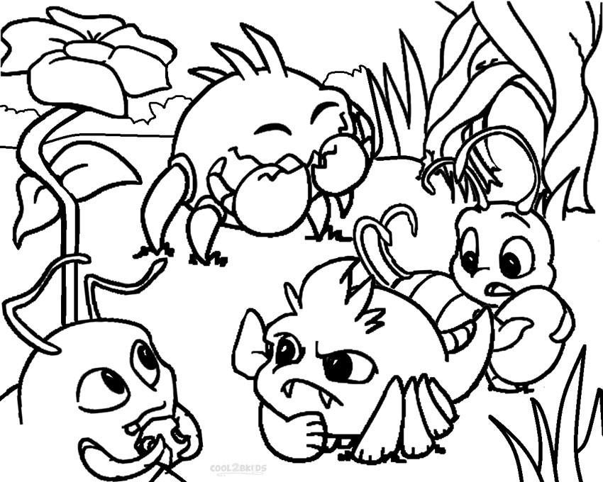 Coloring Sheets Free Printable
 Printable Neopets Coloring Pages For Kids