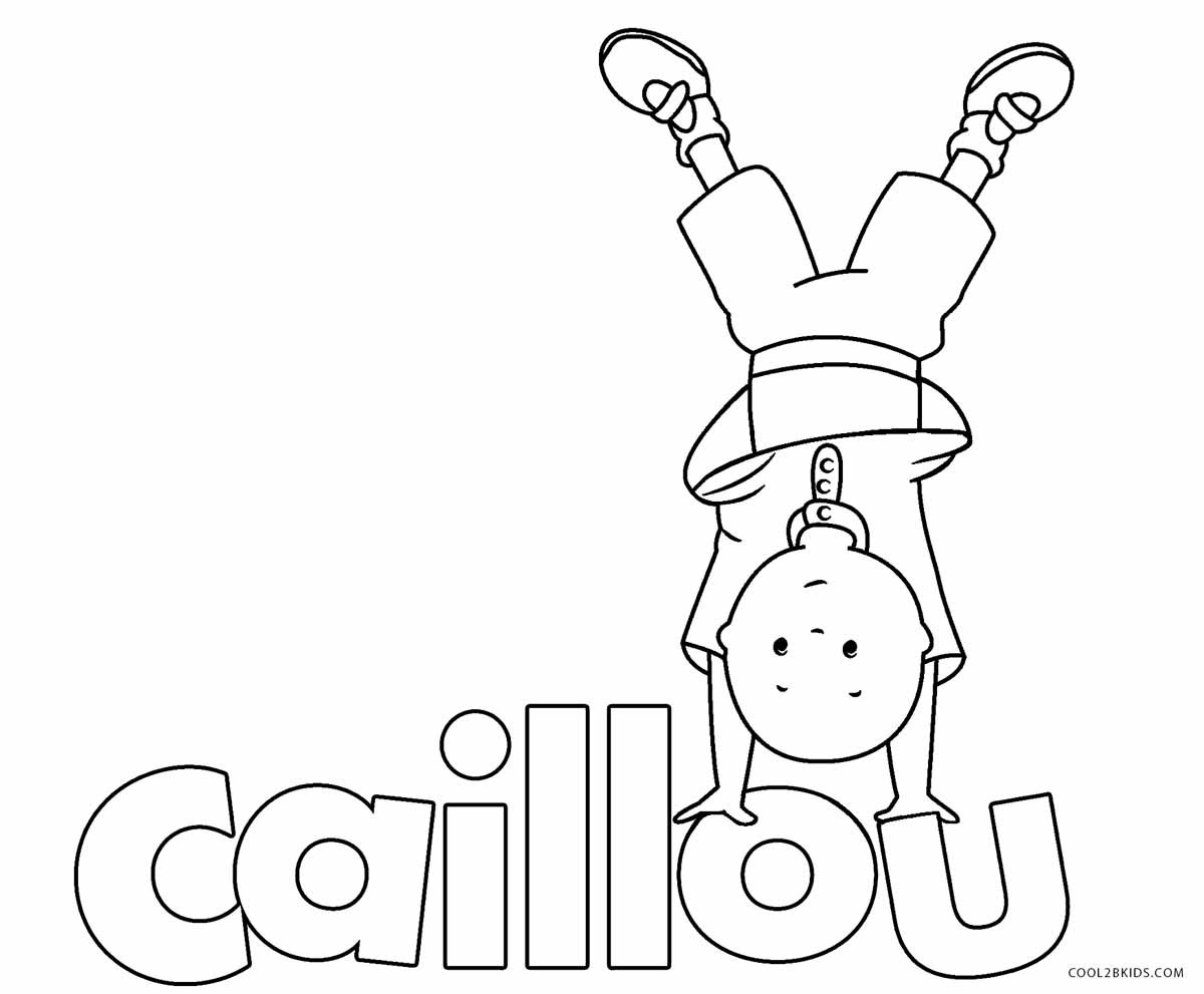 Coloring Sheets Free Printable
 Free Printable Caillou Coloring Pages For Kids