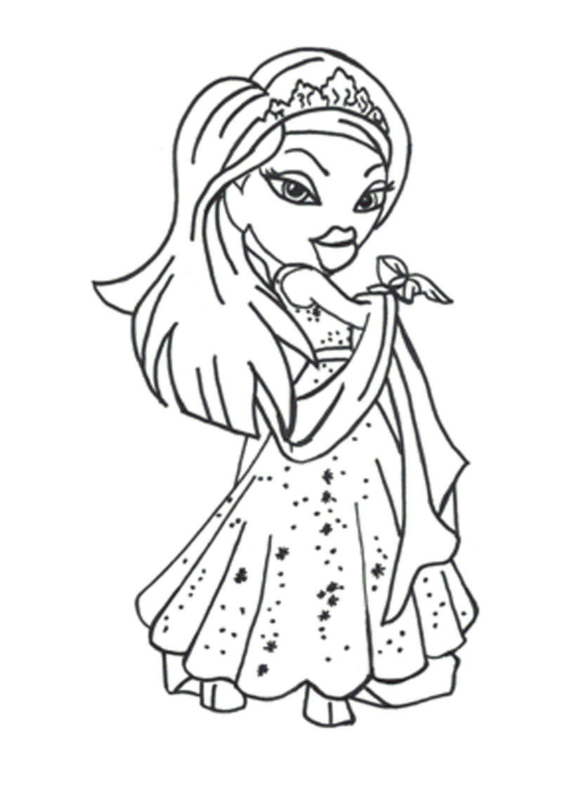 Coloring Sheets Of Girls
 Coloring Pages For Girls