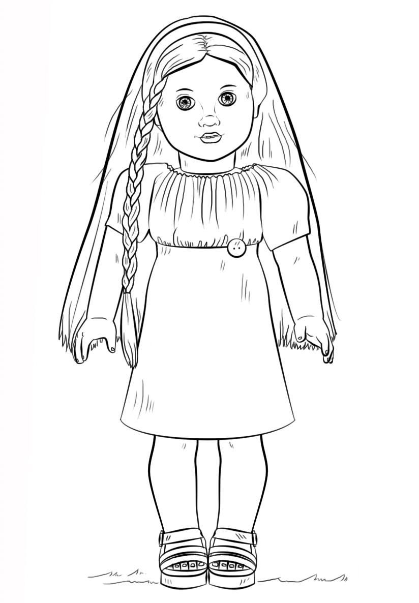 Coloring Sheets Of Girls
 American Girl Coloring Pages Best Coloring Pages For Kids