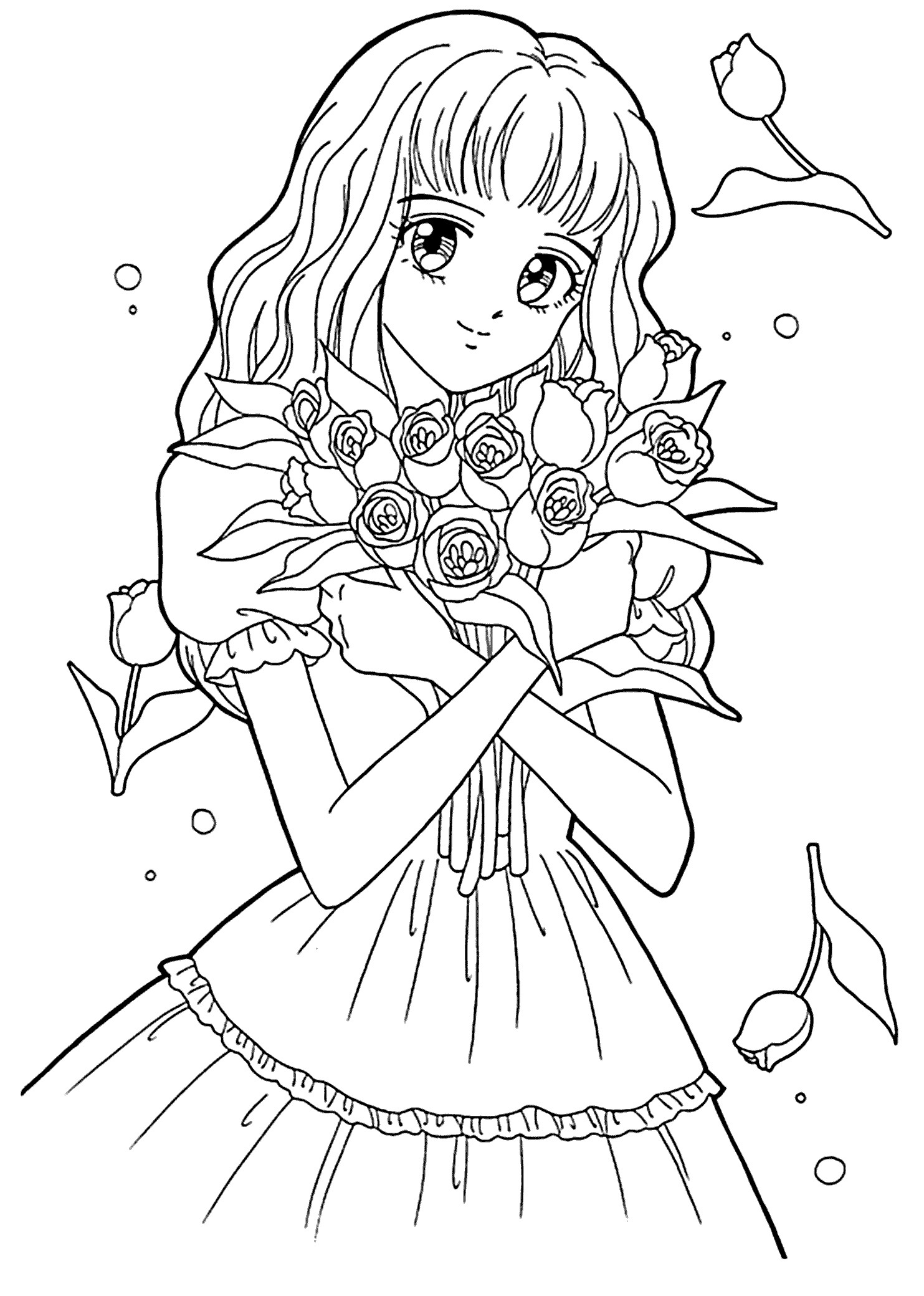 Coloring Sheets Of Girls
 Best Free Printable Coloring Pages for Kids and Teens