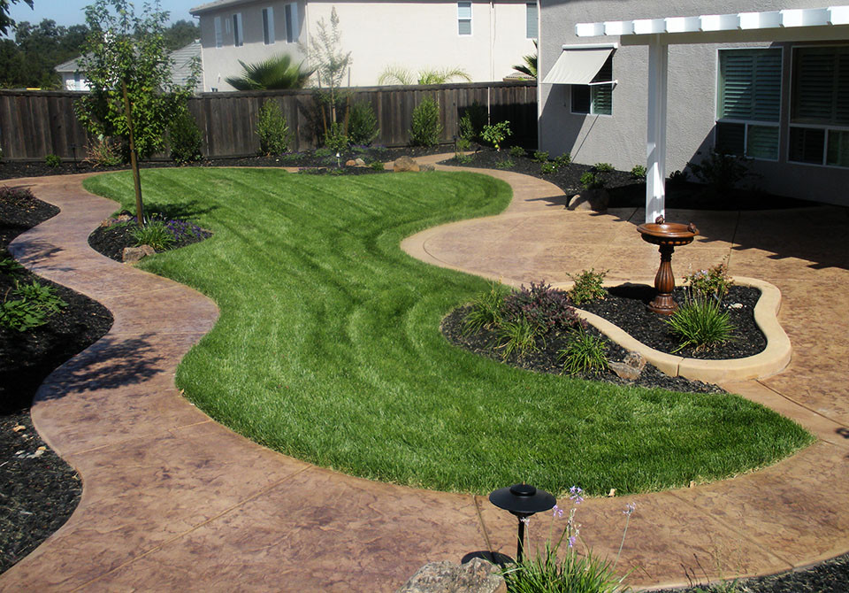Concrete Patio Landscaping
 5 Lawn Mowing Tips Sacramento Landscape