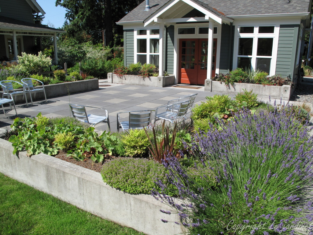 Concrete Patio Landscaping
 Garden Adventures for thumbs of all colors Patio Design