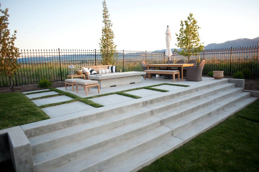 Concrete Patio Landscaping
 Concrete Patio Design Ideas and Cost Landscaping Network