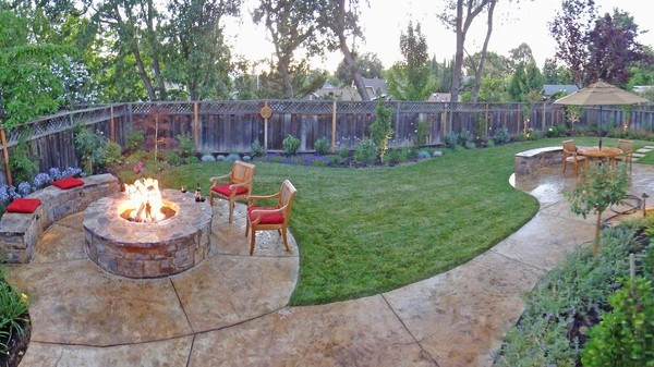 Concrete Patio Landscaping
 30 Beautiful stamped concrete patios ideas and lovely