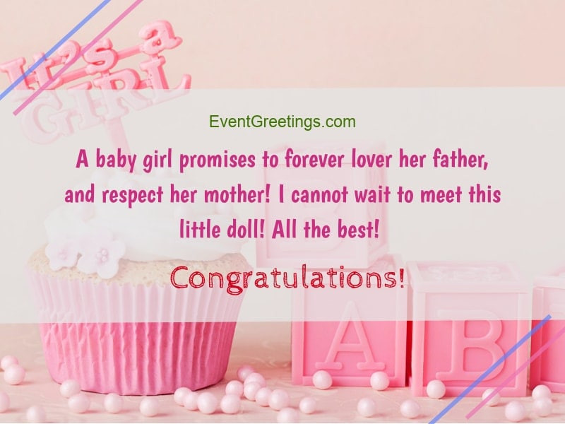 Congrats On New Baby Girl Quotes
 New Baby Girl Wishes Quotes And Congratulation Messages