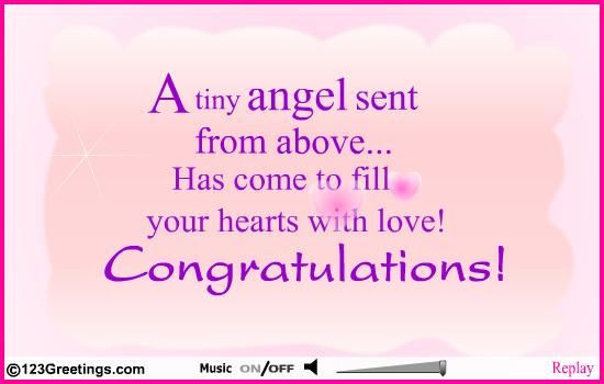 Congrats On New Baby Girl Quotes
 Congratulations Expecting A Girl Quotes QuotesGram