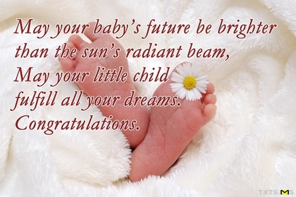 Congratulations Baby Quote
 Congratulations for Newborn Baby Boy Quotes Wishes