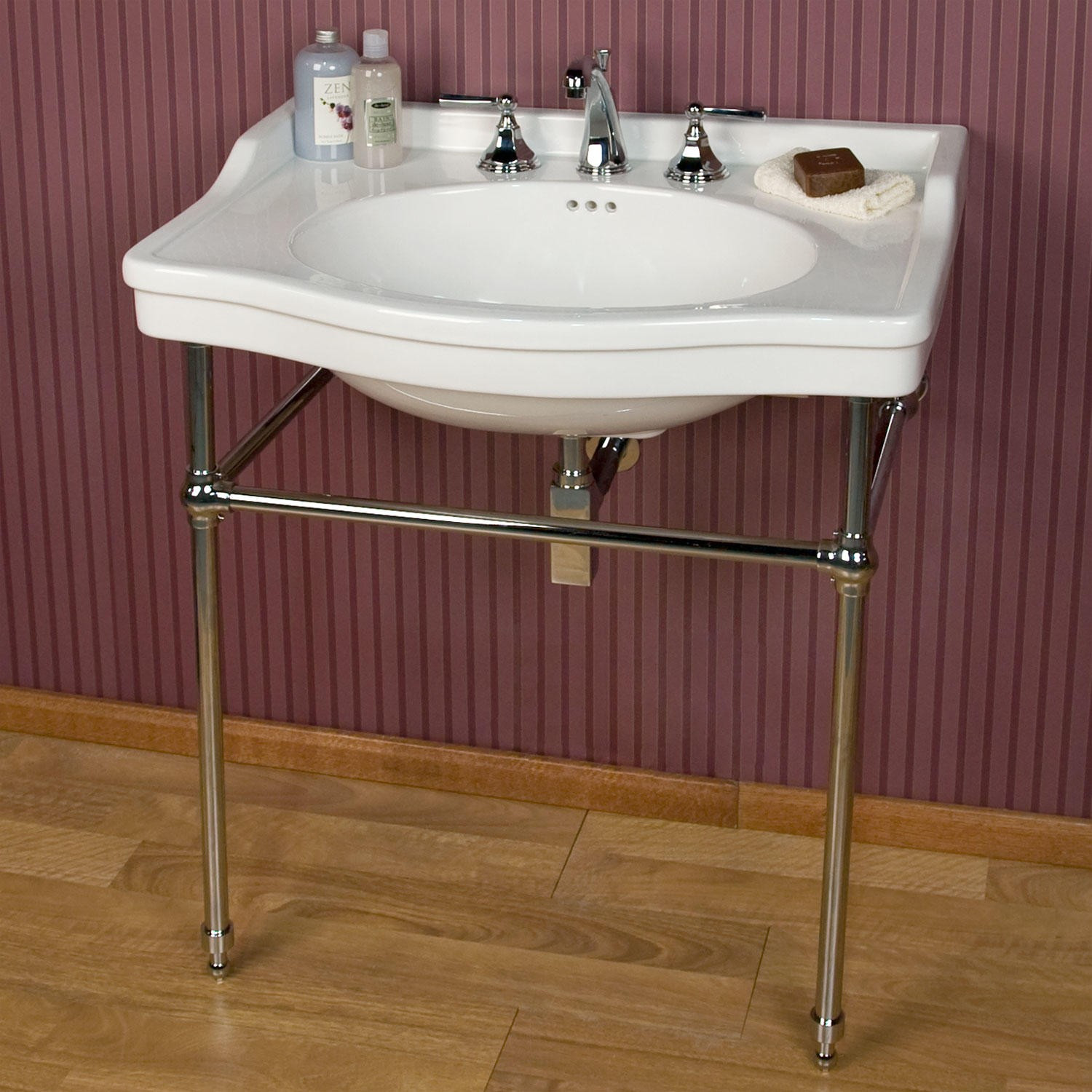 Console Sink Bathroom
 Bathroom Console Sink For Unique Free Standing Sink
