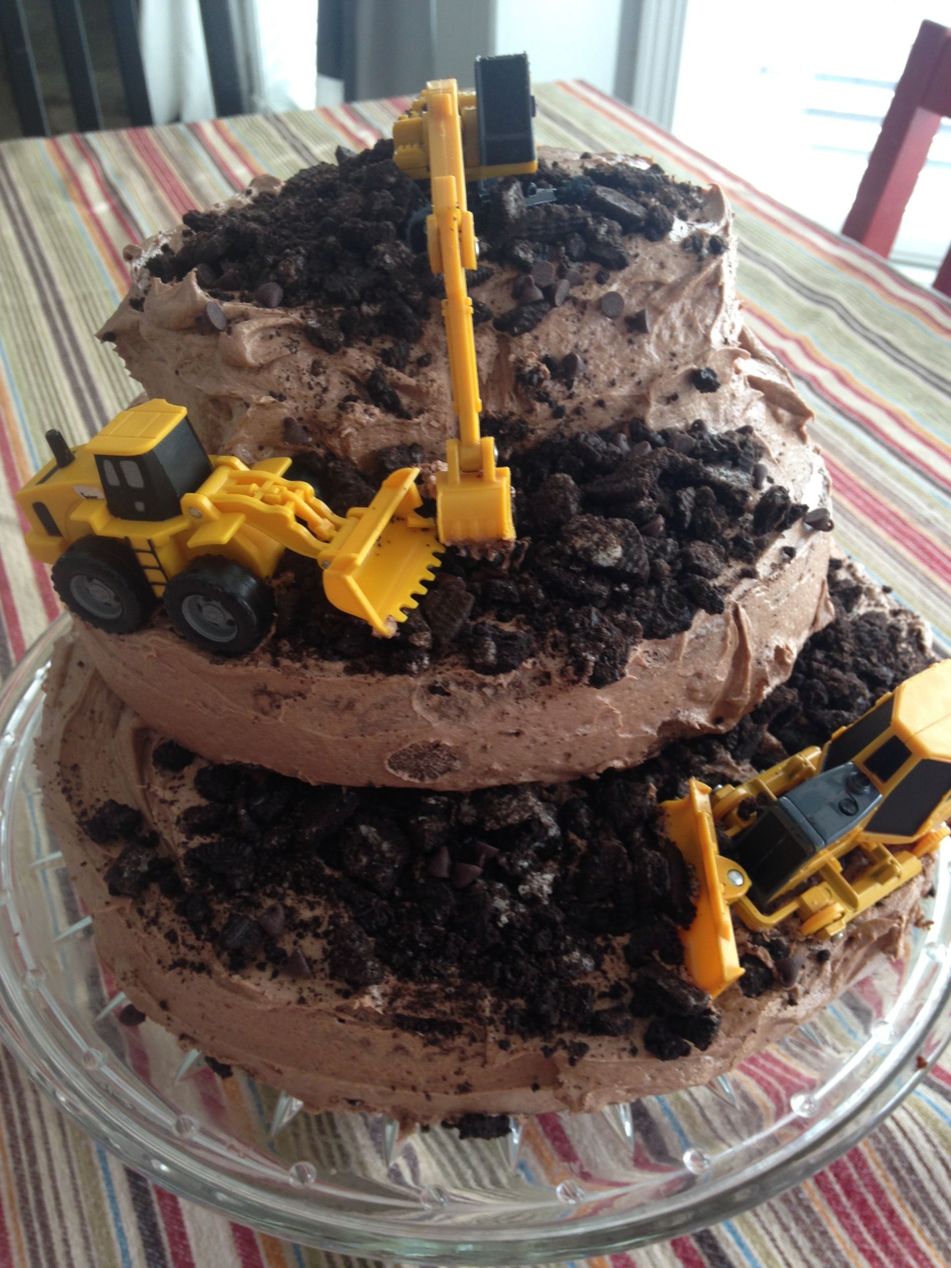Construction Birthday Cakes
 Bulldozer Construction Birthday Cake