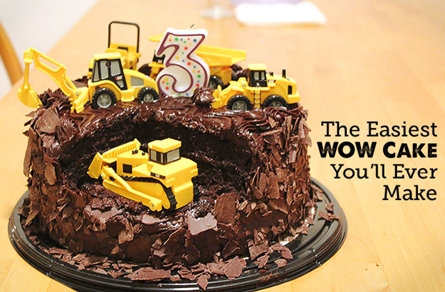 Construction Birthday Cakes
 Construction Birthday Cake So simple and so impressive