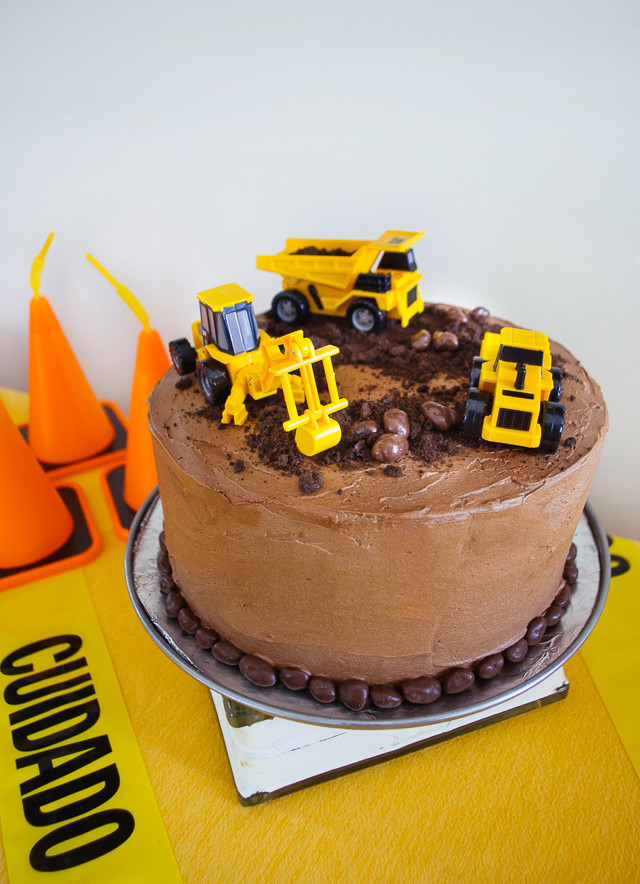 Construction Birthday Cakes
 Easy Construction Birthday Cake Merriment Design