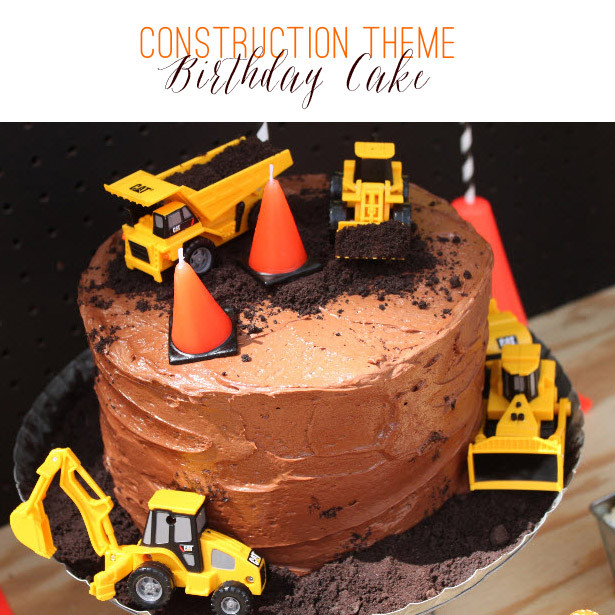 Construction Birthday Cakes
 Construction Theme Birthday Cake • The Celebration Shoppe