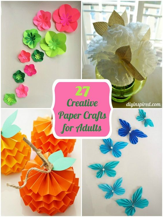 Construction Paper Craft Ideas For Adults
 27 Creative Paper Crafts for Adults