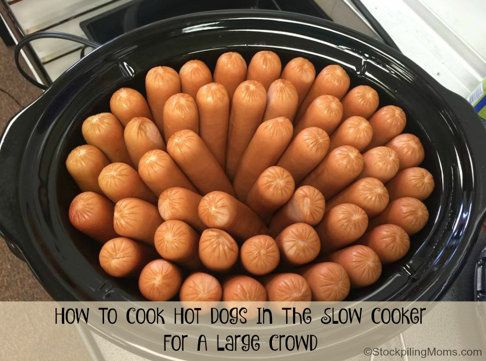 Cooking Hot Dogs In Microwave
 How To Cook Hot Dogs in the Crockpot STOCKPILING MOMS™