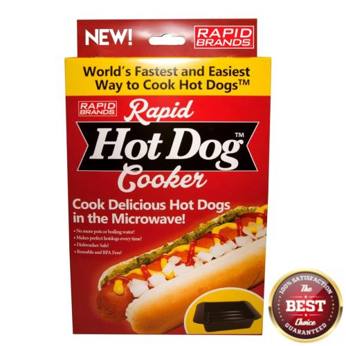 Cooking Hot Dogs In Microwave
 Rapid Hot Dog Cooker Cook Perfect Hot Dogs In The