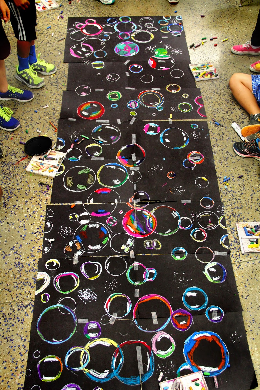 Cool Art Projects For Kids
 smART Class Floating on to grade End of the year