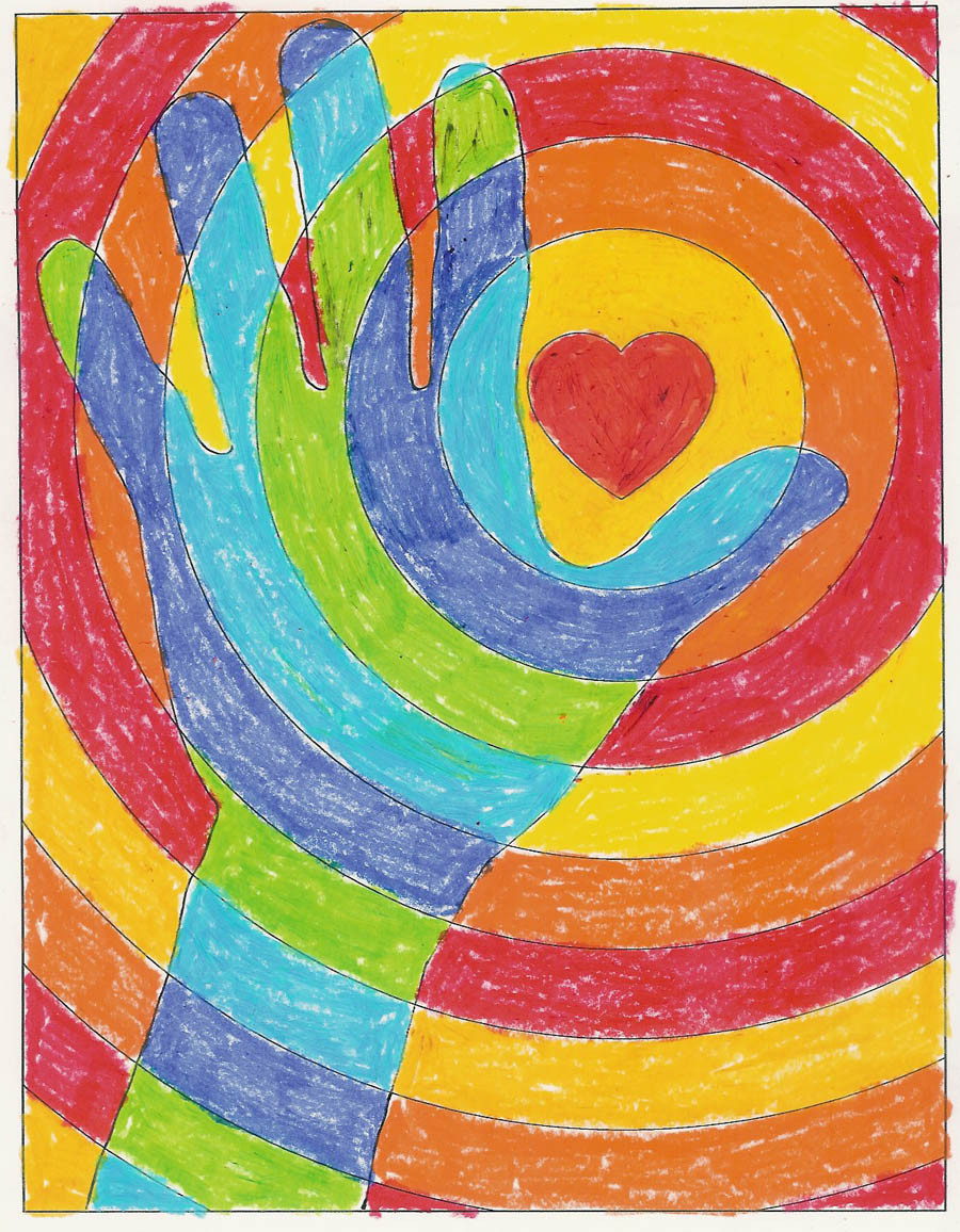 Cool Art Projects For Kids
 “Cool Hands Warm Heart”
