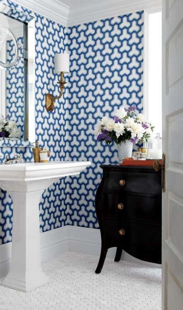 Cool Bathroom Wallpaper
 15 Stunning Bathroom Wallpaper Design Ideas