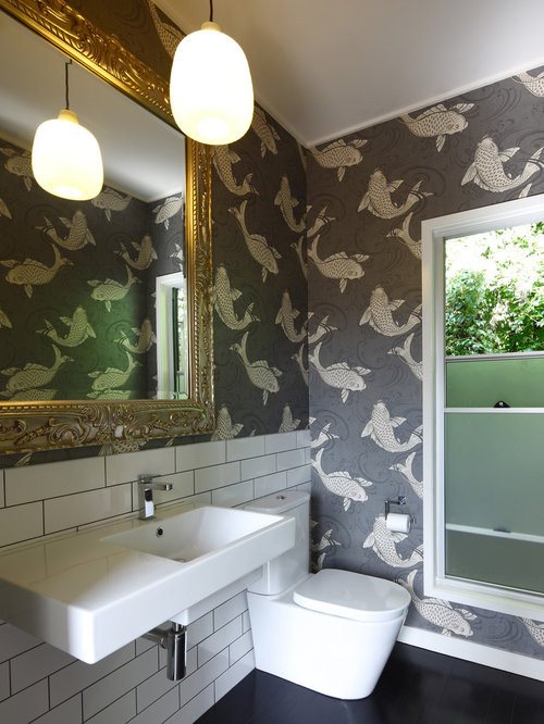 Cool Bathroom Wallpaper
 Gold Fish Wallpaper Home Design Ideas Remodel