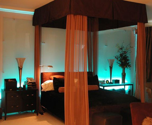 Cool Bedroom Lighting Ideas
 Pink Leaf Villa Unique Bedroom Ideas Design