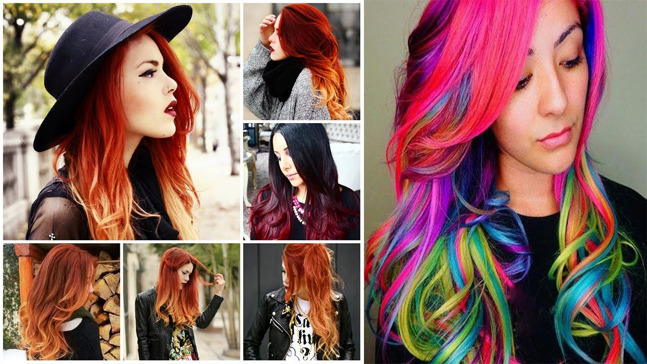 Cool Dyed Hairstyles
 Cool hair colors Cool hair color ideas Cool colors
