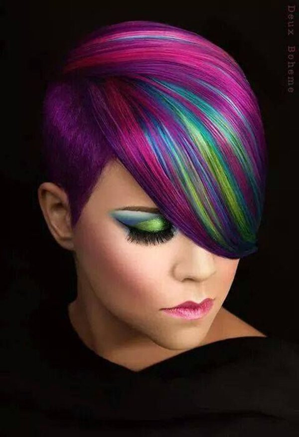 Cool Dyed Hairstyles
 What you may want to know about Hair Makeup Hair color