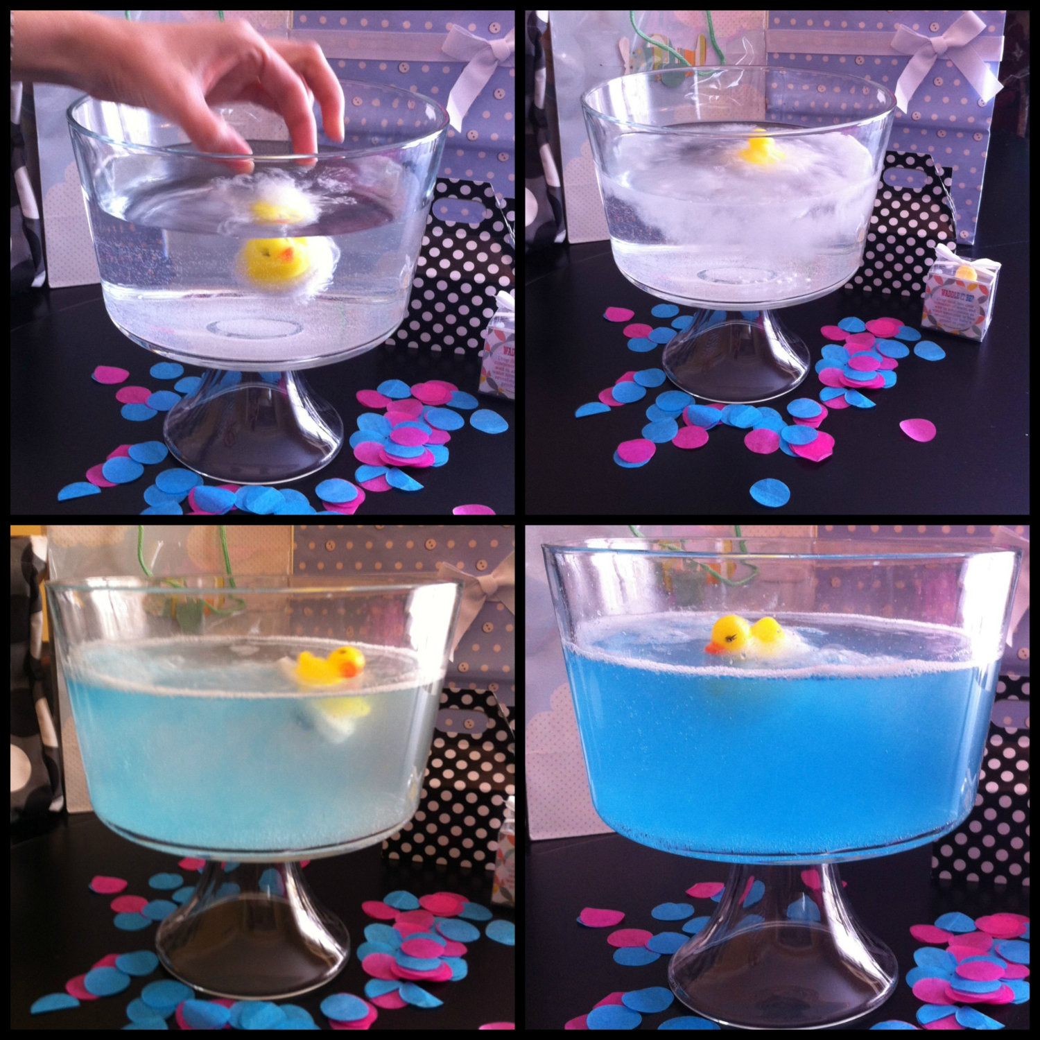Cool Ideas For Gender Reveal Party
 Waddle it Be Gender Reveal Rubber Duck Bath Fizz by SosiaToGo