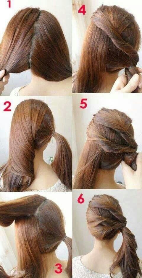 Cool Simple Hairstyles
 7 Easy Step by Step Hair Tutorials for Beginners Pretty