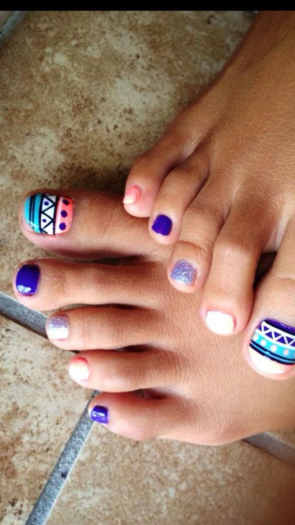 Cool Toe Nail Designs
 Funky Toe Nail Art 15 Cool Toe Nail Designs For Teenage Girls