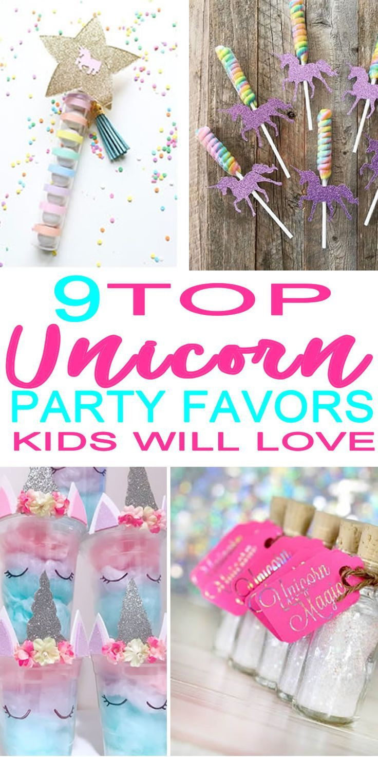Coolest Unicorn Party Ideas
 9 Magical Unicorn Party Favors Kids Will Actually Want