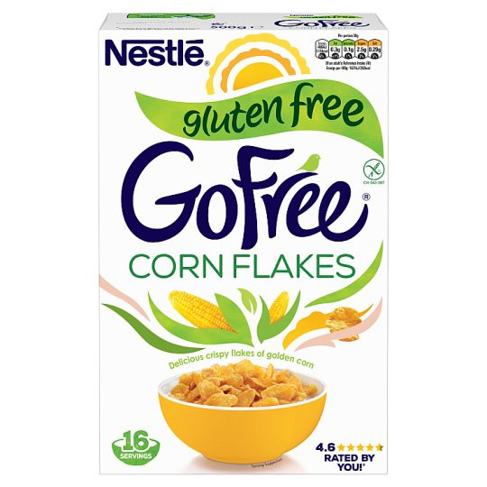 Corn Flakes Gluten Free
 Nestle Gluten Free Cornflakes Go Free 500G Groceries