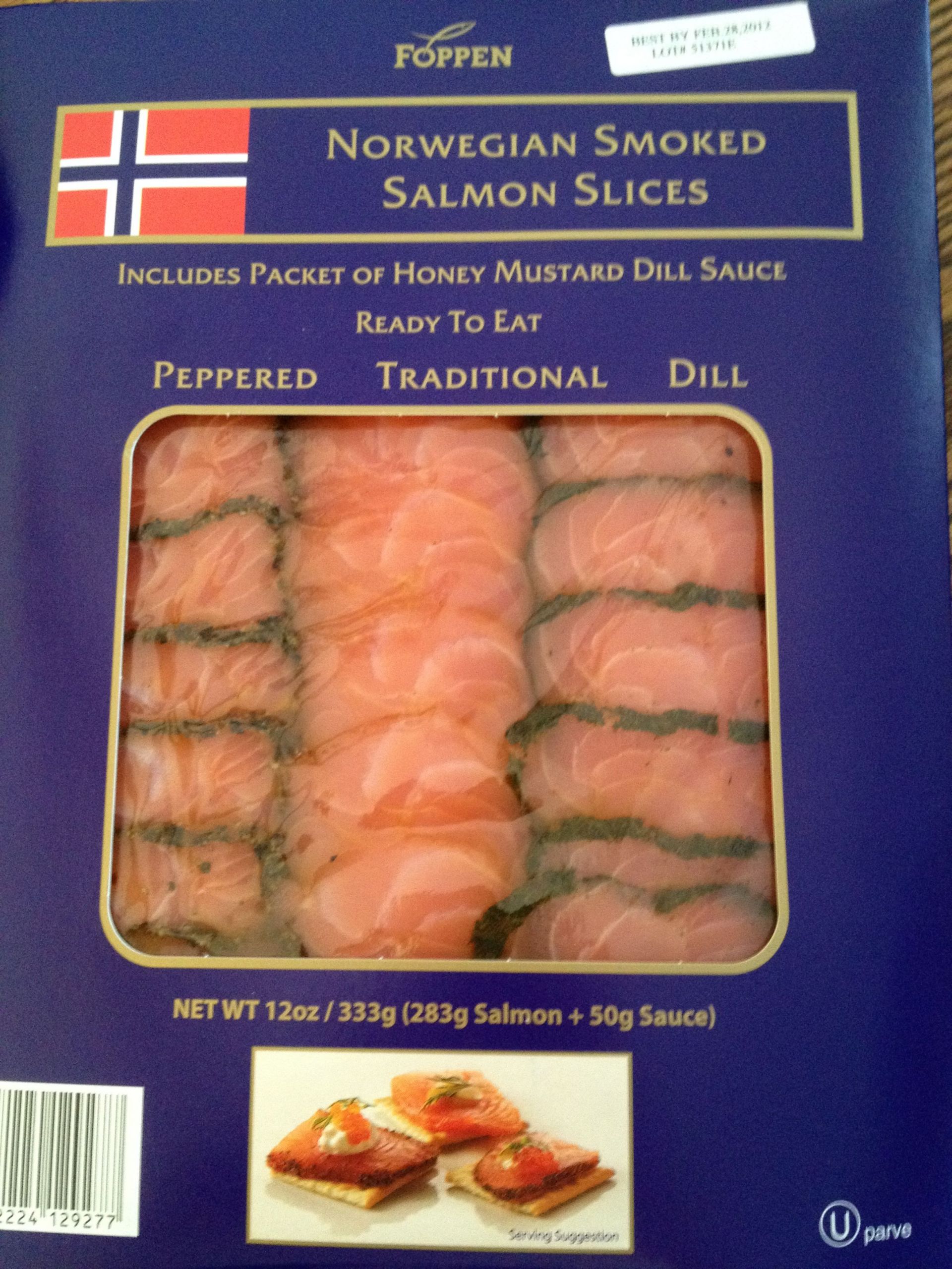 Costco Honey Smoked Salmon
 Norsk Smoked Salmon is less raw feeling or tasting