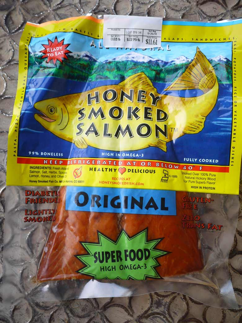 Costco Honey Smoked Salmon
 Smoked Salmon Quinoa with Cream Sauce paleo friendly GF