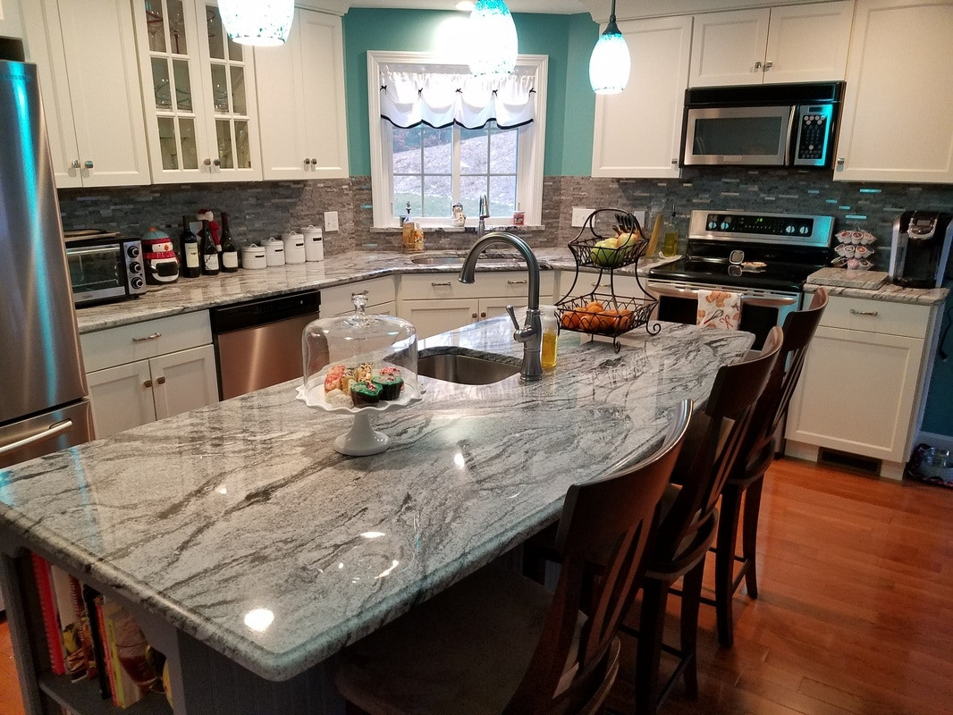 Countertop For Kitchen
 Kitchen Viscont White Granite Perfect For Kitchen