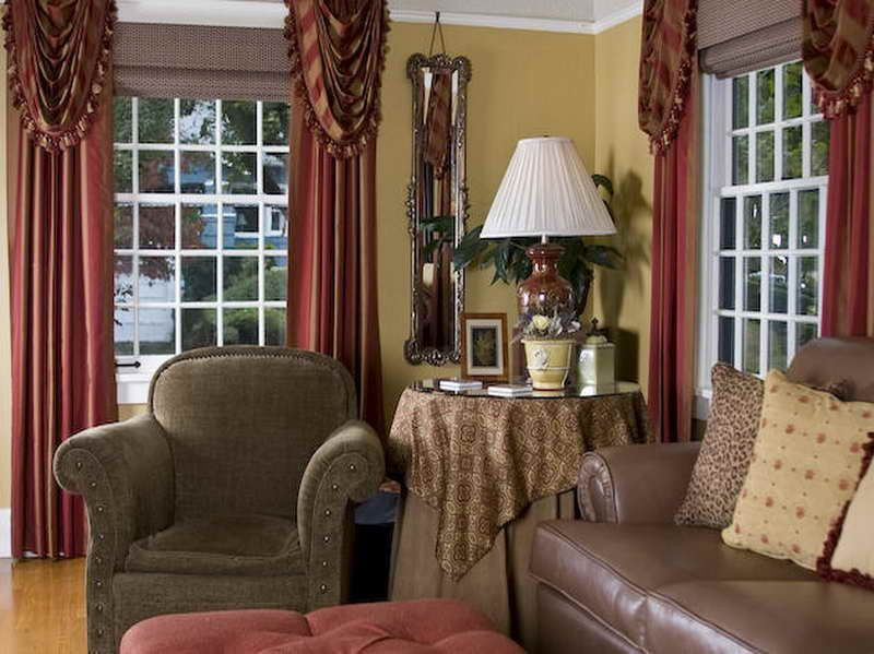 Country Curtains For Living Room
 How to Design the French Country Living Room with red