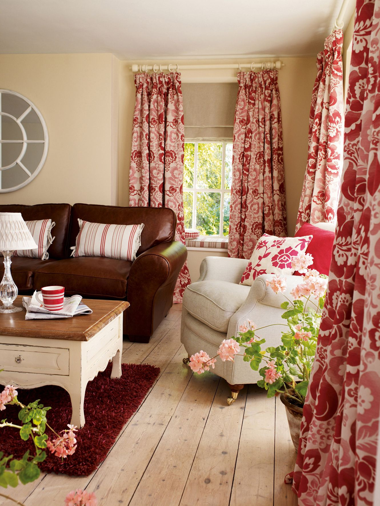 Country Curtains For Living Room
 Love the fullness of these curtains would hang them