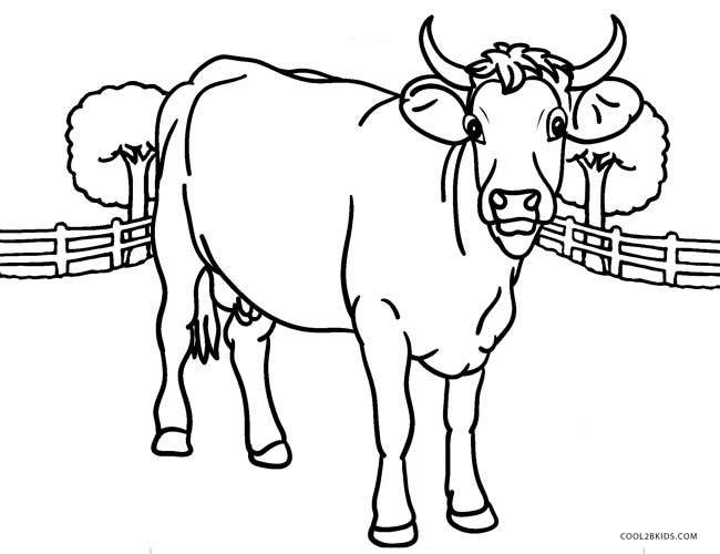 Best 21 Cow Coloring Pages Free Printable - Home, Family, Style and Art ...