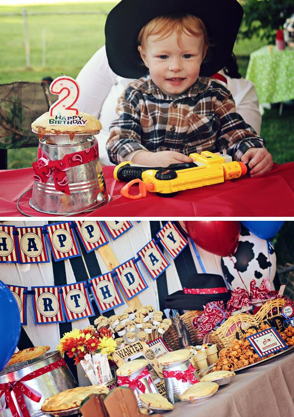 Cowboy Kids Party
 Kara s Party Ideas Western Cowboy Saddle Up 2nd Birthday