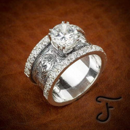 Cowboy Style Wedding Rings
 17 Best images about Western Style Wedding Rings on