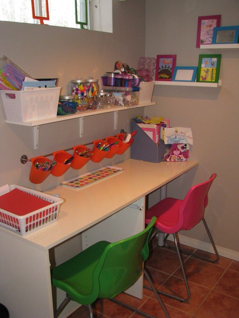 Craft Desk For Kids
 white kids desk Kids Desk Ideas