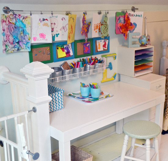 Craft Desk For Kids
 IHeart Organizing Reader Spaces Monthly Link Up Greatness