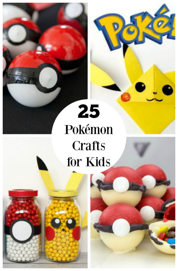 Craft Ideas For Toddlers
 25 Pokémon Crafts for Kids on the GO